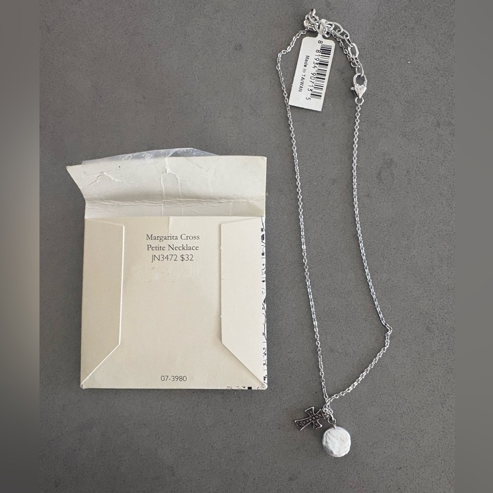 NWT Brighton margarita cross petite necklace